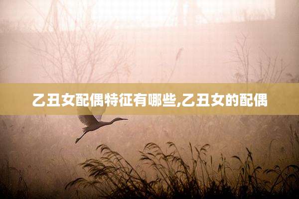 乙丑女配偶特征有哪些,乙丑女的配偶
