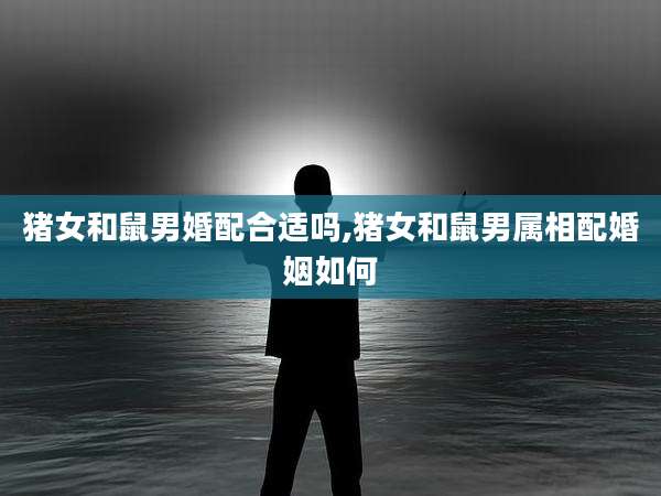 猪女和鼠男婚配合适吗,猪女和鼠男属相配婚姻如何