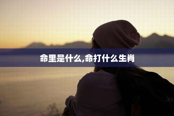 命里是什么,命打什么生肖