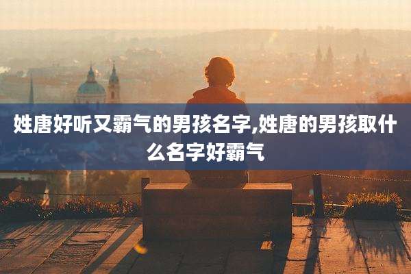 姓唐好听又霸气的男孩名字,姓唐的男孩取什么名字好霸气