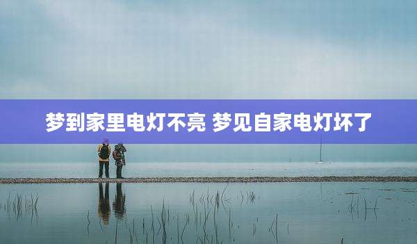 梦到家里电灯不亮 梦见自家电灯坏了