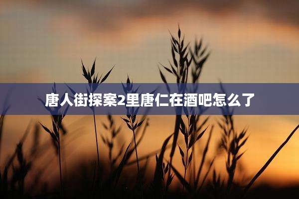 唐人街探案2里唐仁在酒吧怎么了