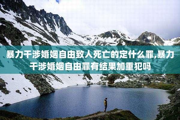暴力干涉婚姻自由致人死亡的定什么罪,暴力干涉婚姻自由罪有结果加重犯吗