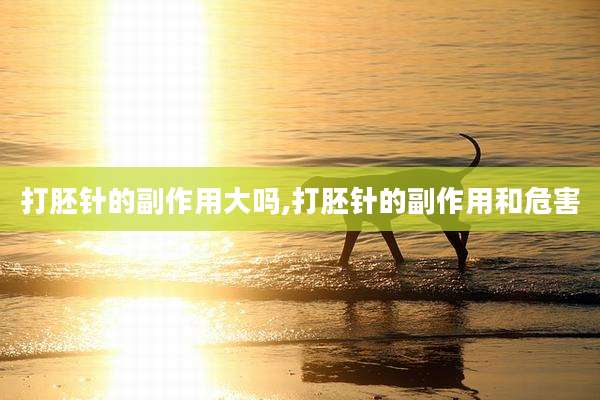 打胚针的副作用大吗,打胚针的副作用和危害