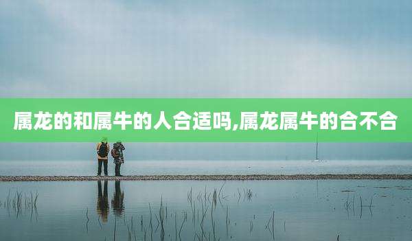 属龙的和属牛的人合适吗,属龙属牛的合不合
