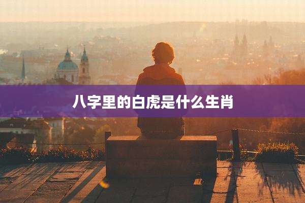 八字里的白虎是什么生肖