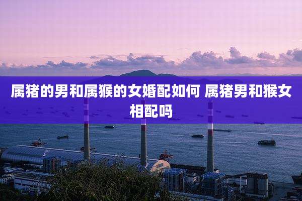属猪的男和属猴的女婚配如何 属猪男和猴女相配吗