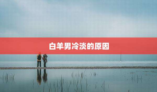 白羊男冷淡的原因