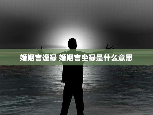 婚姻宫逢禄 婚姻宫坐禄是什么意思