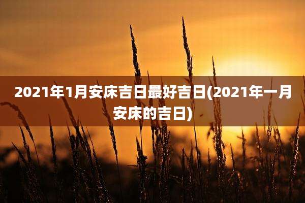 2021年1月安床吉日最好吉日(2021年一月安床的吉日)