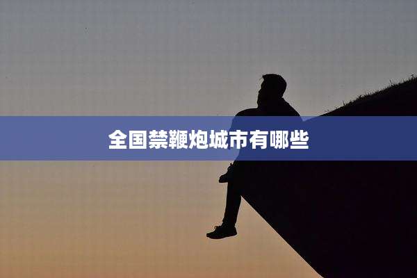 全国禁鞭炮城市有哪些