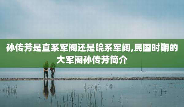 孙传芳是直系军阀还是皖系军阀,民国时期的大军阀孙传芳简介