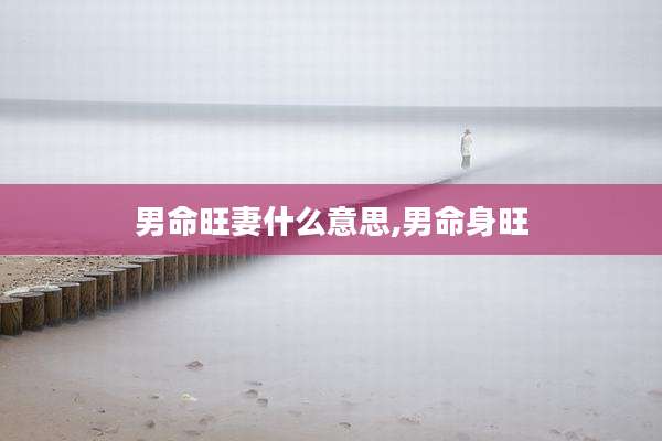 男命旺妻什么意思,男命身旺