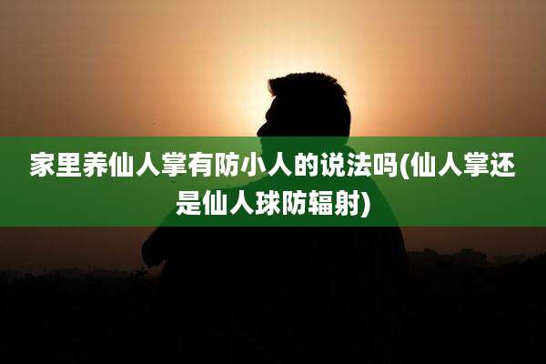 家里养仙人掌有防小人的说法吗(仙人掌还是仙人球防辐射)