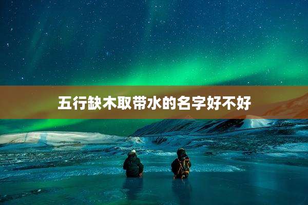 五行缺木取带水的名字好不好