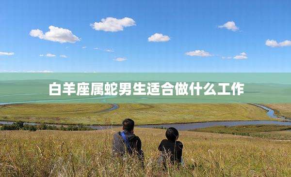 白羊座属蛇男生适合做什么工作