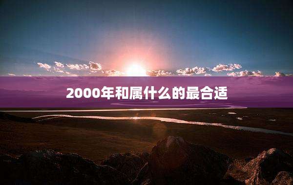 2000年和属什么的最合适
