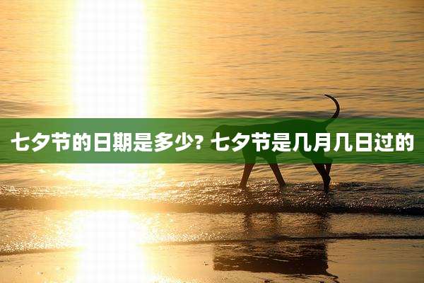 七夕节的日期是多少? 七夕节是几月几日过的