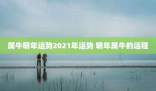属牛明年运势2021年运势 明年属牛的运程