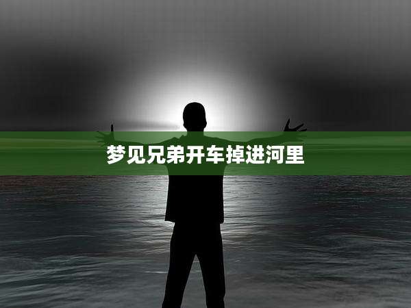 梦见兄弟开车掉进河里