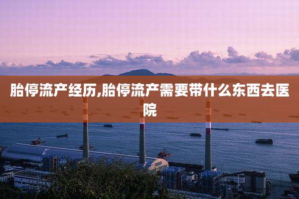 胎停流产经历,胎停流产需要带什么东西去医院