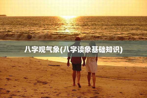 八字观气象(八字读象基础知识)
