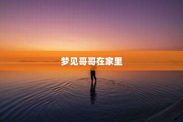 梦见哥哥在家里