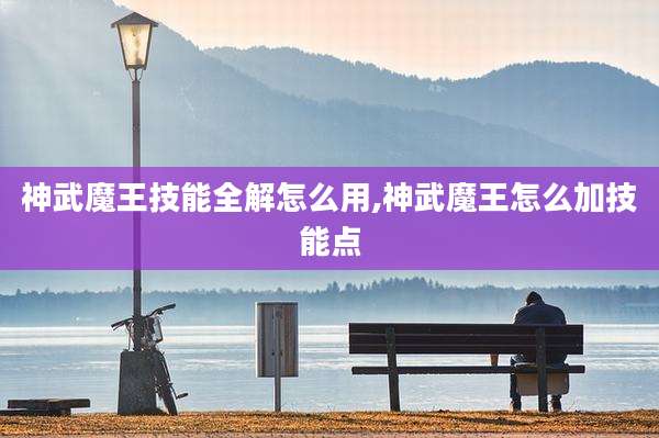 神武魔王技能全解怎么用,神武魔王怎么加技能点