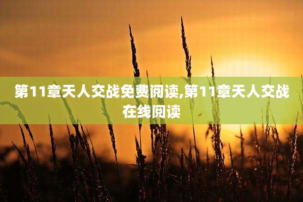 第11章天人交战免费阅读,第11章天人交战在线阅读
