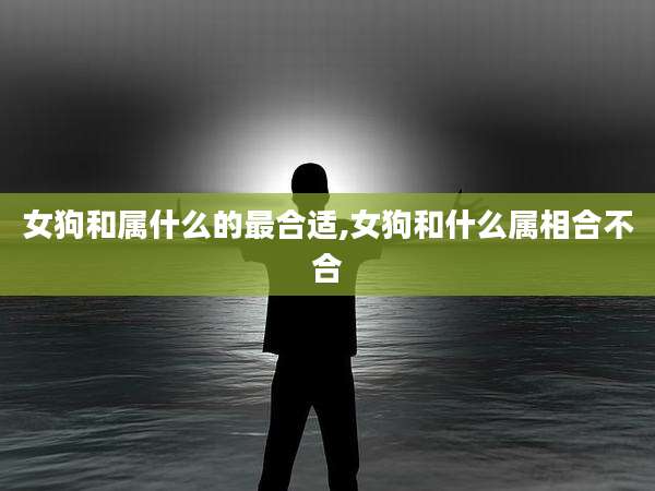 女狗和属什么的最合适,女狗和什么属相合不合