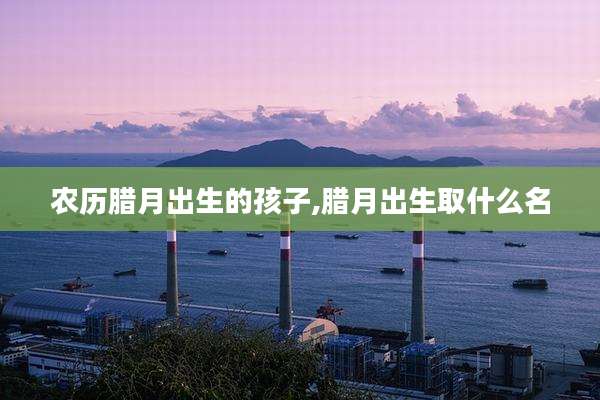 农历腊月出生的孩子,腊月出生取什么名