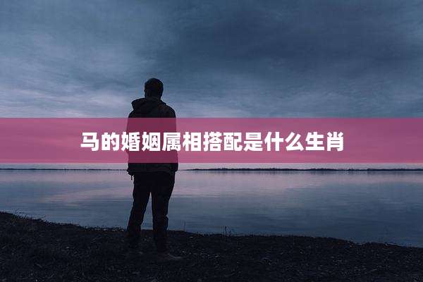 马的婚姻属相搭配是什么生肖