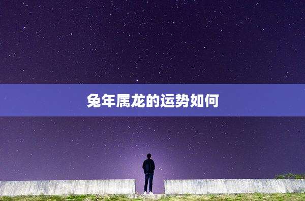 兔年属龙的运势如何