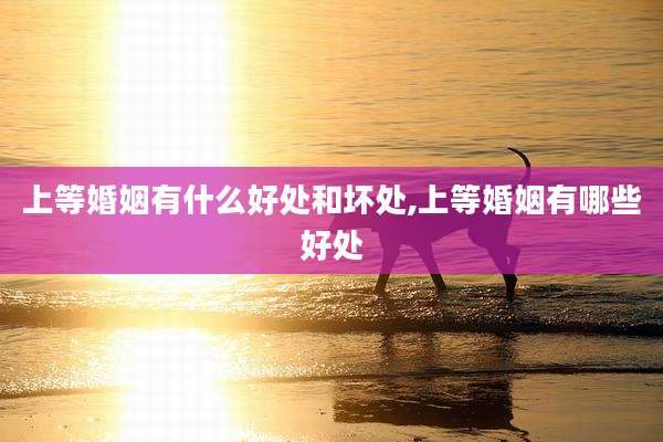 上等婚姻有什么好处和坏处,上等婚姻有哪些好处