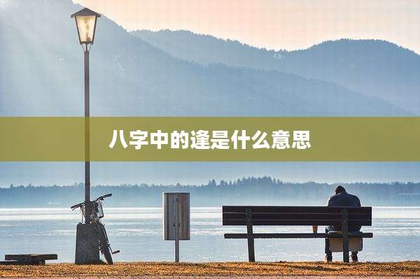 八字中的逢是什么意思