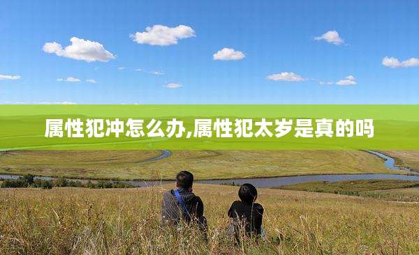 属性犯冲怎么办,属性犯太岁是真的吗