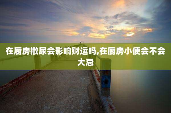 在厨房撒尿会影响财运吗,在厨房小便会不会大忌