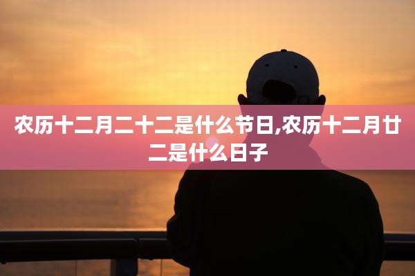 农历十二月二十二是什么节日,农历十二月廿二是什么日子
