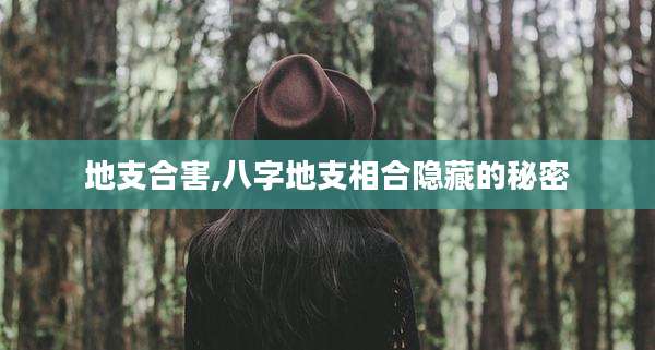 地支合害,八字地支相合隐藏的秘密