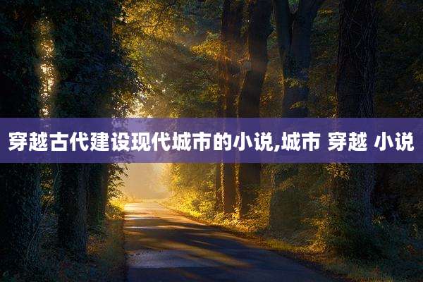 穿越古代建设现代城市的小说,城市 穿越 小说