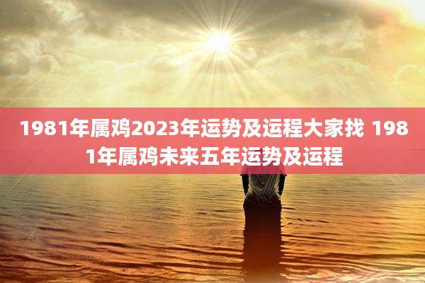 1981年属鸡2023年运势及运程大家找 1981年属鸡未来五年运势及运程