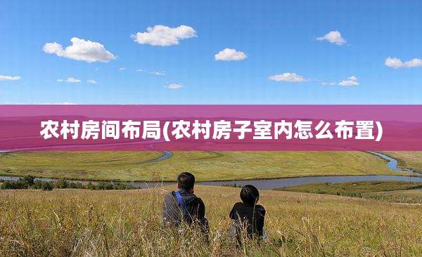 农村房间布局(农村房子室内怎么布置)