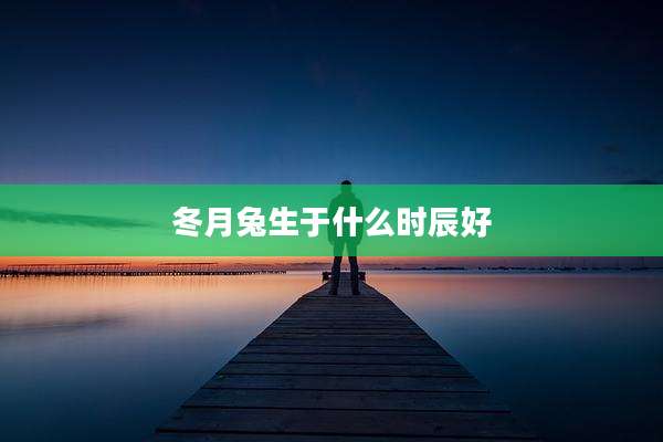 冬月兔生于什么时辰好