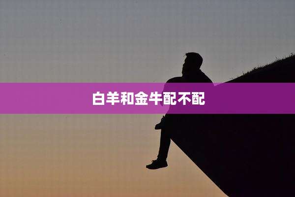 白羊和金牛配不配
