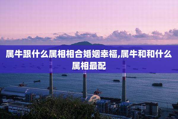 属牛跟什么属相相合婚姻幸福,属牛和和什么属相最配