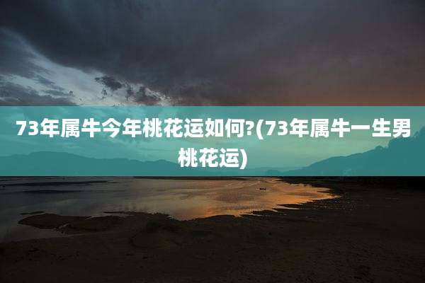 73年属牛今年桃花运如何?(73年属牛一生男桃花运)