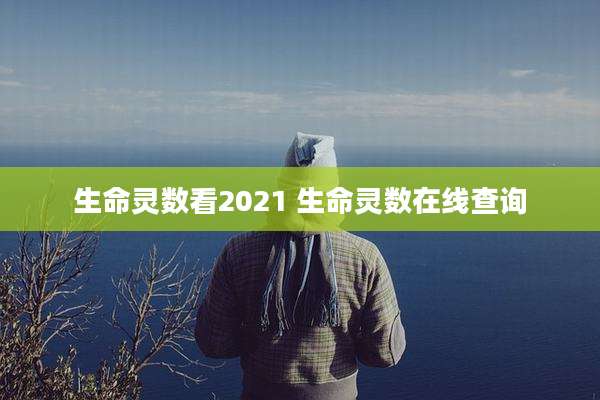 生命灵数看2021 生命灵数在线查询