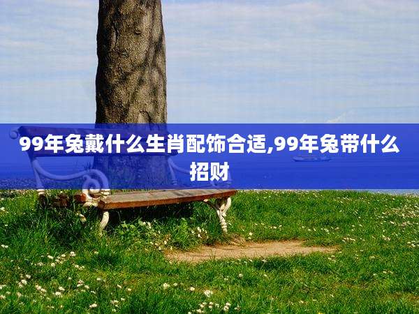 99年兔戴什么生肖配饰合适,99年兔带什么招财