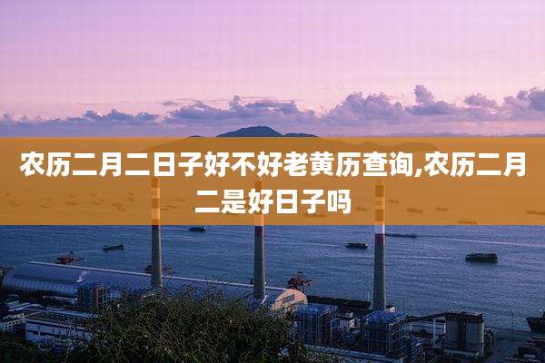 农历二月二日子好不好老黄历查询,农历二月二是好日子吗