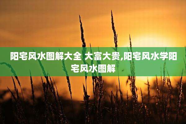 阳宅风水图解大全 大富大贵,阳宅风水学阳宅风水图解